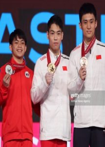 Carlos Yulo, Silver Medal, Parallel Bars, 2021 Artistics Gymnastics World Championship